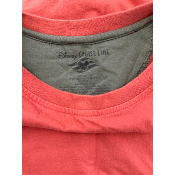 Disney Cruise Line Parrot T shirt Disney Men’s 3XL  Salmon - Picture 5 of 7